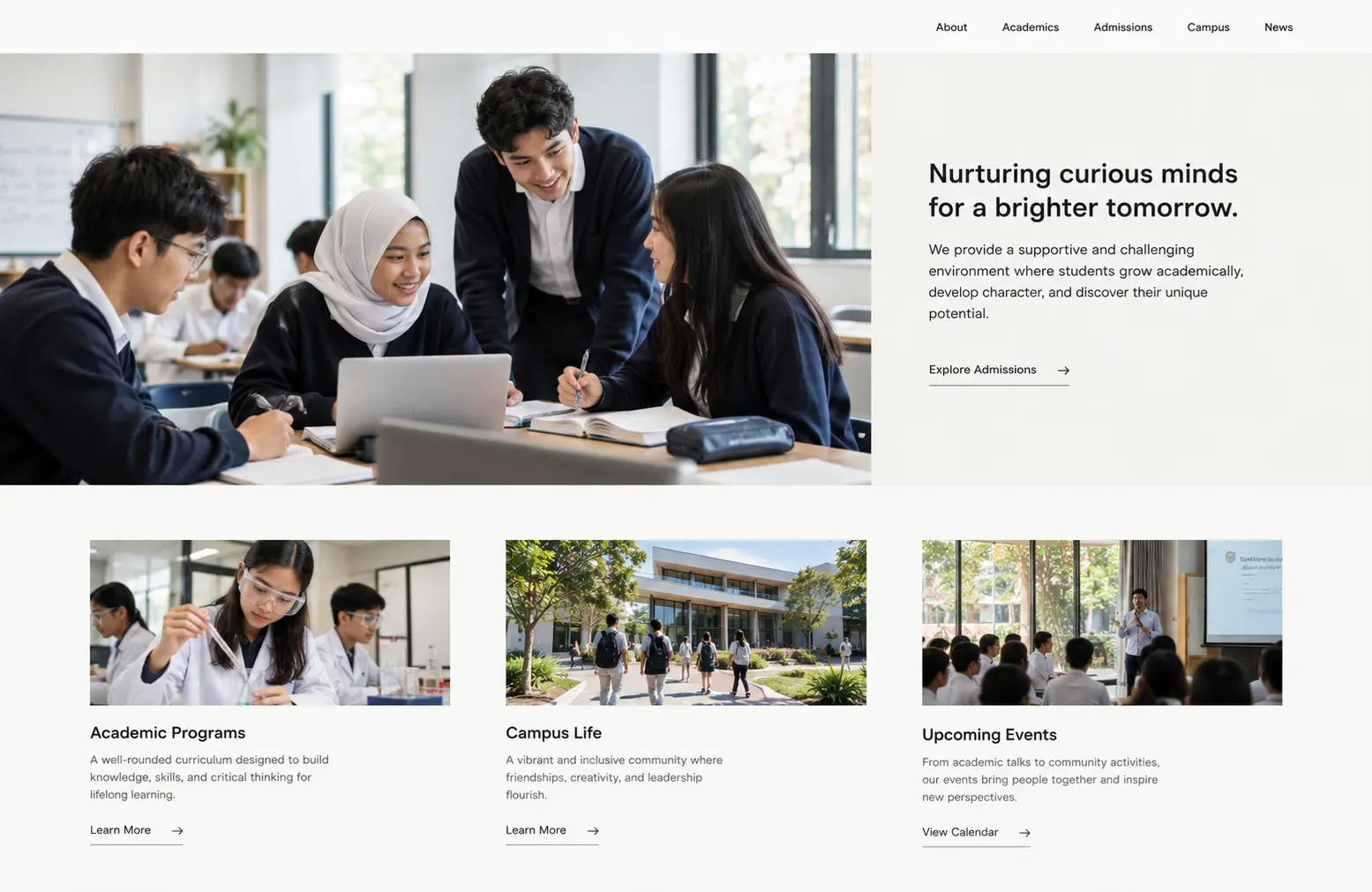 Website Edukasi / Sekolah